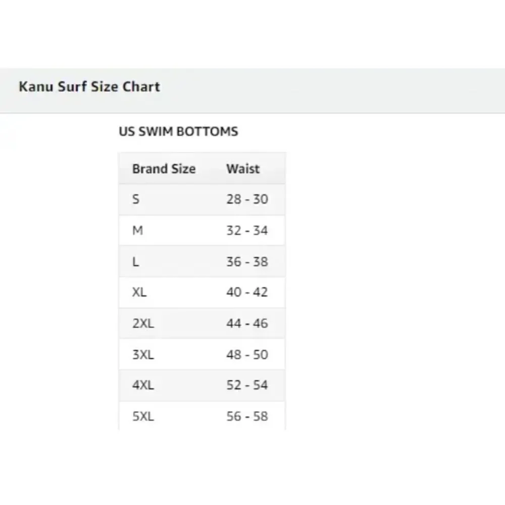 KANU SURF Men's Quick Dry Board Swim Short Trunks- Kala Floral- Sun Protection